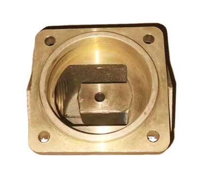 Componentes de fundición de automóviles de aleación de latón de metal amarillo personalización