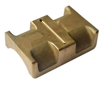 Componentes de fundición de automóviles de aleación de latón de metal amarillo personalización