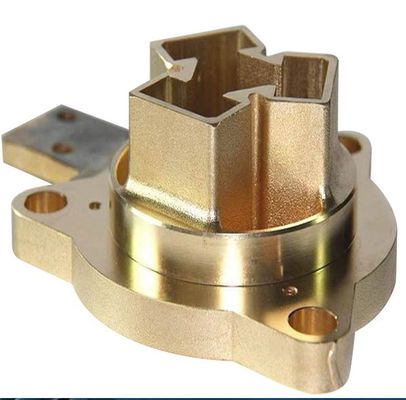 Componentes de fundición de automóviles de aleación de latón de metal amarillo personalización
