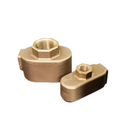 Partes de fundición de cera perdida por gravedad de bronce para el servicio de mecanizado CNC de alta precisión