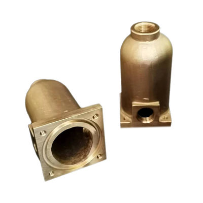 Partes de fundición de cera perdida por gravedad de bronce para el servicio de mecanizado CNC de alta precisión