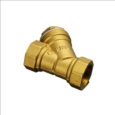Mecanizado de fundición de arena a medida Filtro de filtro de bronce Y para forjar piezas de latón