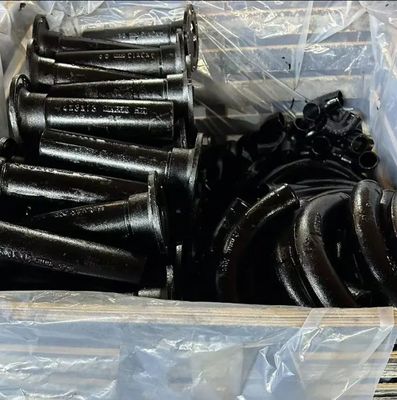 Componentes de fundición de arena de color a medida Accesorios de tuberías de hierro resistentes a la erosión