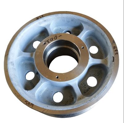OEM piezas de forja de hierro de acero inoxidable de aluminio rueda de volante polea
