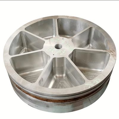 OEM piezas de forja de hierro de acero inoxidable de aluminio rueda de volante polea