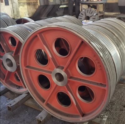 OEM piezas de forja de hierro de acero inoxidable de aluminio rueda de volante polea