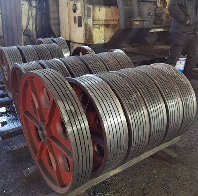 OEM piezas de forja de hierro de acero inoxidable de aluminio rueda de volante polea