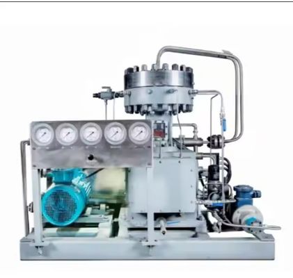 Compresor de diafragma para gas, aire, hidrógeno, hidrógeno de alta pureza, H2, helio. Compresor potente de diafragma sin aceite