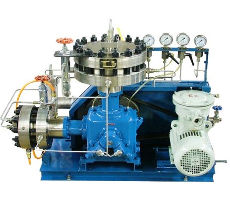Compresor de diafragma para gas, aire, hidrógeno, hidrógeno de alta pureza, H2, helio. Compresor potente de diafragma sin aceite